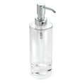 thumbnail image 2 of iDesign Eva Soap and Lotion Dispenser Pump, for Kitchen or Bathroom Countertop - Clear/Chrome, 2 of 7