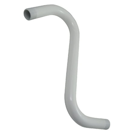 Kingston Brass K152A6 Shower Scape 8" S-Shape Shower Arm, Polished Nickel