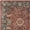 Red, variant on Well Woven Liana Persian Floral 3'11" x 5'3" Area Rug Navy Charcoal Grey