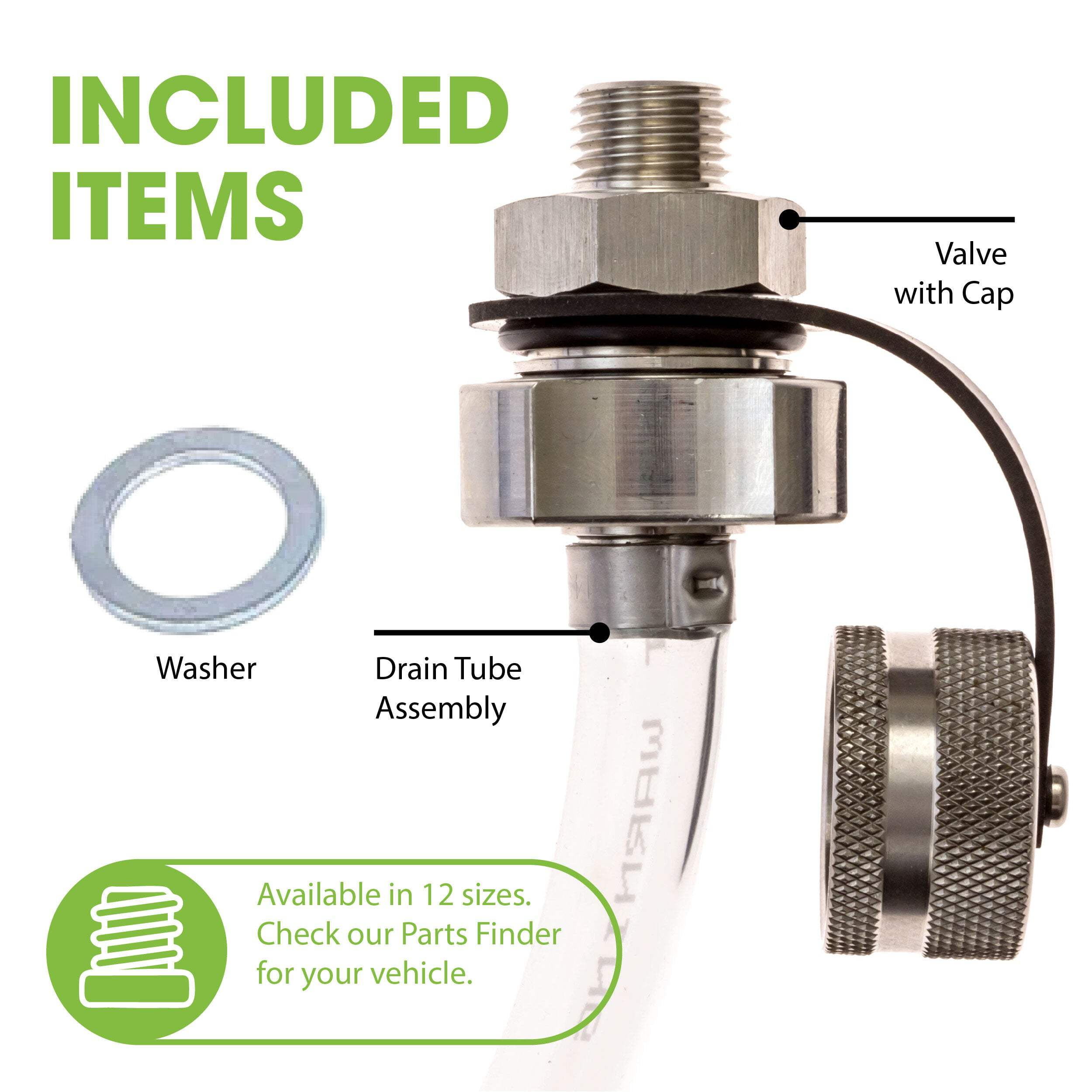 ValvoMax Oil Drain Valve for Oil Changes - No Tools, No Mess - M14-1.50 Thread Size