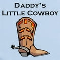 thumbnail image 2 of CafePress - Daddys Little Cowboy Body Suit - Baby Light Bodysuit, Size Newborn - 24 Months, 2 of 4