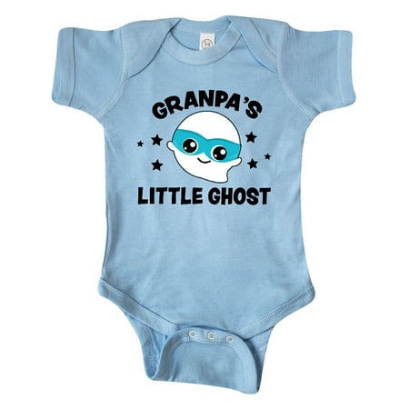

Inktastic Cute Granpa s Little Ghost with Stars Gift Baby Boy or Baby Girl Bodysuit