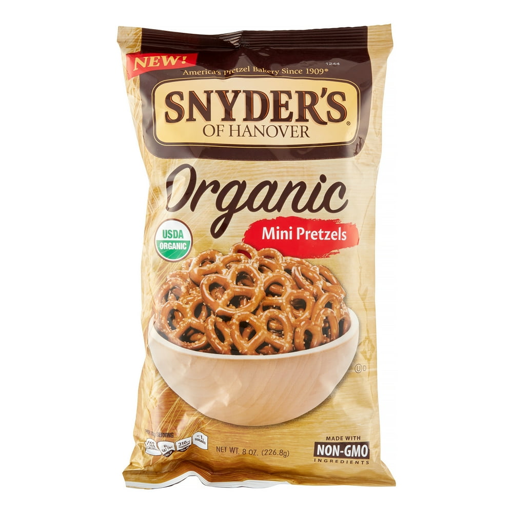 Snyder's of Hanover Organic Mini Pretzels, 8 Oz