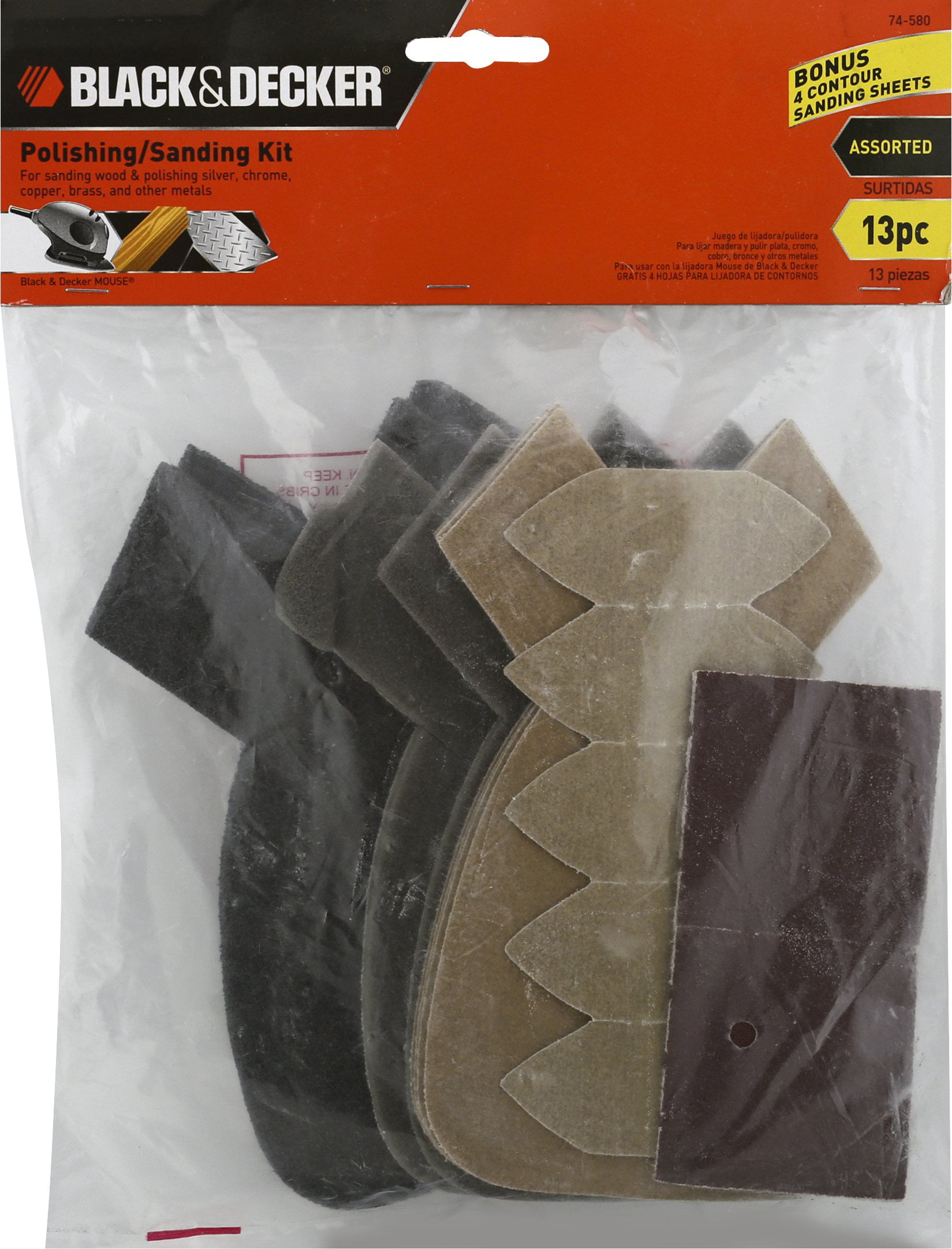 BLACK+DECKER Mouse Sanding/Polishing Kit 74-580 - The Home Depot