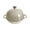White, variant on Coated Cast Iron Baking Vessel With Lid For Preparing Sourdough And Slow Cooking On Stovetop Or Oven