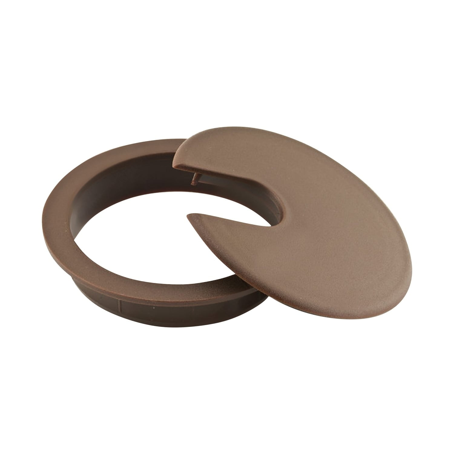 Details about   2IN CUT-HOLE SIZE Brown Round Wire Management Grommet with Removable Lid 