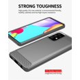 thumbnail image 3 of Cadorabo Case for Samsung Galaxy A72 5G / 4G Cover Screen Protection back case TPU Silicone Carbon, 3 of 6