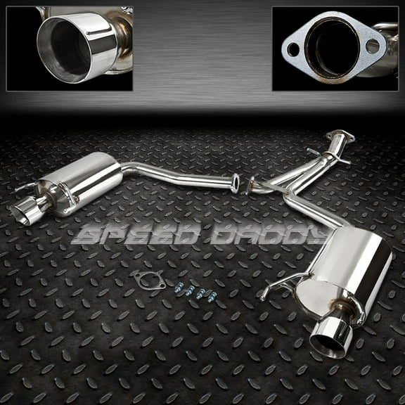 For 06-13 Lexus IS250 IS350 Sedan Dual 3.75" Muffler Tip Axle Back Exhaust