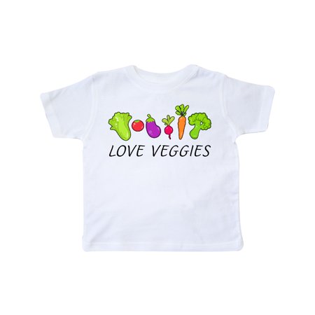 

Inktastic Love Veggies Gift Toddler Boy or Toddler Girl T-Shirt