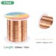 thumbnail image 3 of Uxcell 2 Rollos de Alambre de Joyería de 0.2mm 32 Gauge 328ft Alambre de Cobre para Joyería Fabricación Plantación Tejido DIY 100m Tono Cobre, 3 of 7