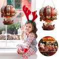 thumbnail image 2 of Adorno para ventana: colgante plano de acrílico con forma de Papá Noel, arte caprichoso que capta la luz del sol, para exteriores, interiores, dormitorios, residencias universitarias, 2 of 6