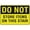 Warning Sign 4, variant on Do Not Store Valuables Sign For Business 8"x12" Rust Free Aluminum UV Printed, 4 Pre-Drilled Holes Durable Weatherproof, Valuable Storage Ban Marker