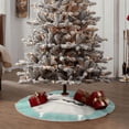 thumbnail image 4 of Sikiie French Bulldog Taking a Bath Nativity Christmas Tree Skirt, Jesus Christian Winter Holiday Tree Mat Decoration(30-48IN)36", 4 of 6