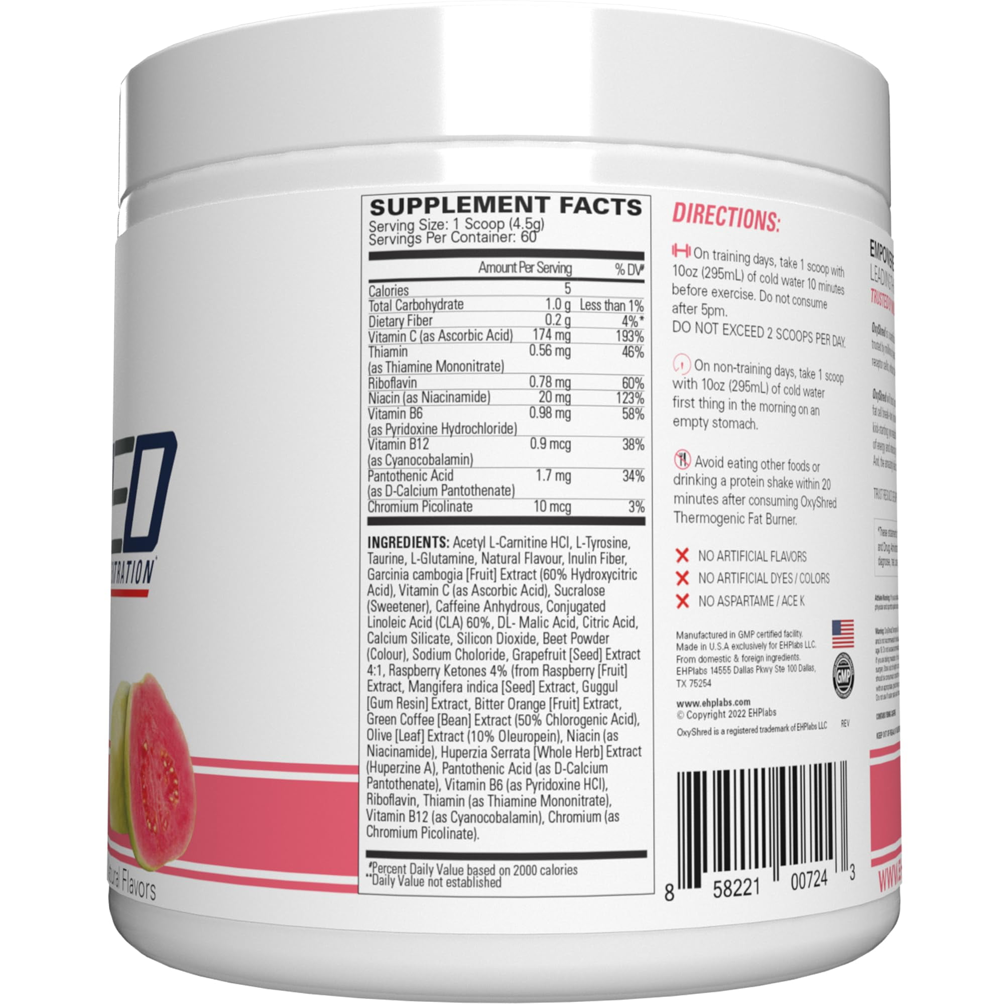 l-carnitine supplement brand Boost Fat Loss with OxyShred Non-Stim — Patriot Supplements