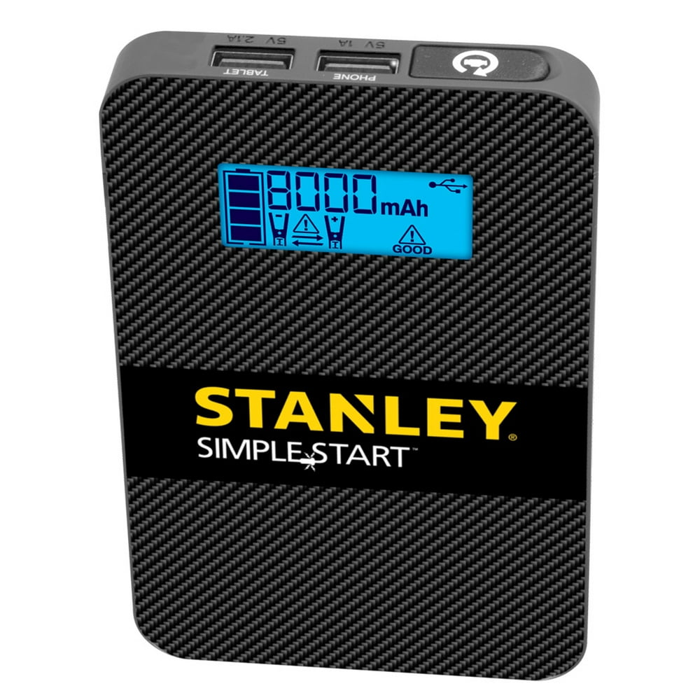 Stanley Portable Jump Starter/USB Power Pack (LiIon Rechargeable