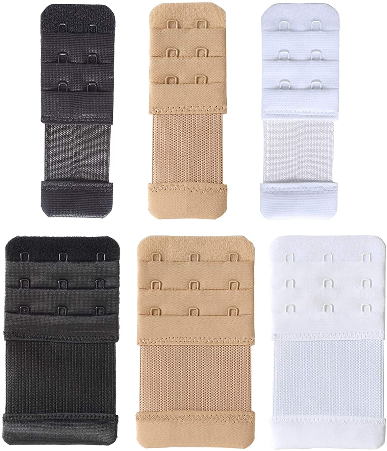 Women's Bra Extenders 2 Hook / 3 Hook / 4 Hook / 5 Hook Elastic