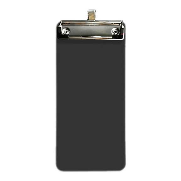 Small Clipboard with Retactable Hanging Hook Portable Clipboard Metal Clip Clipboard 10x22cm Writing Board for Office