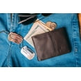 thumbnail image 3 of RFID Safe Real Leather Bi-Fold for Men Velcro Closer with Key Holder & Window&nbsp;ID Brown By J.T.C, 3 of 8