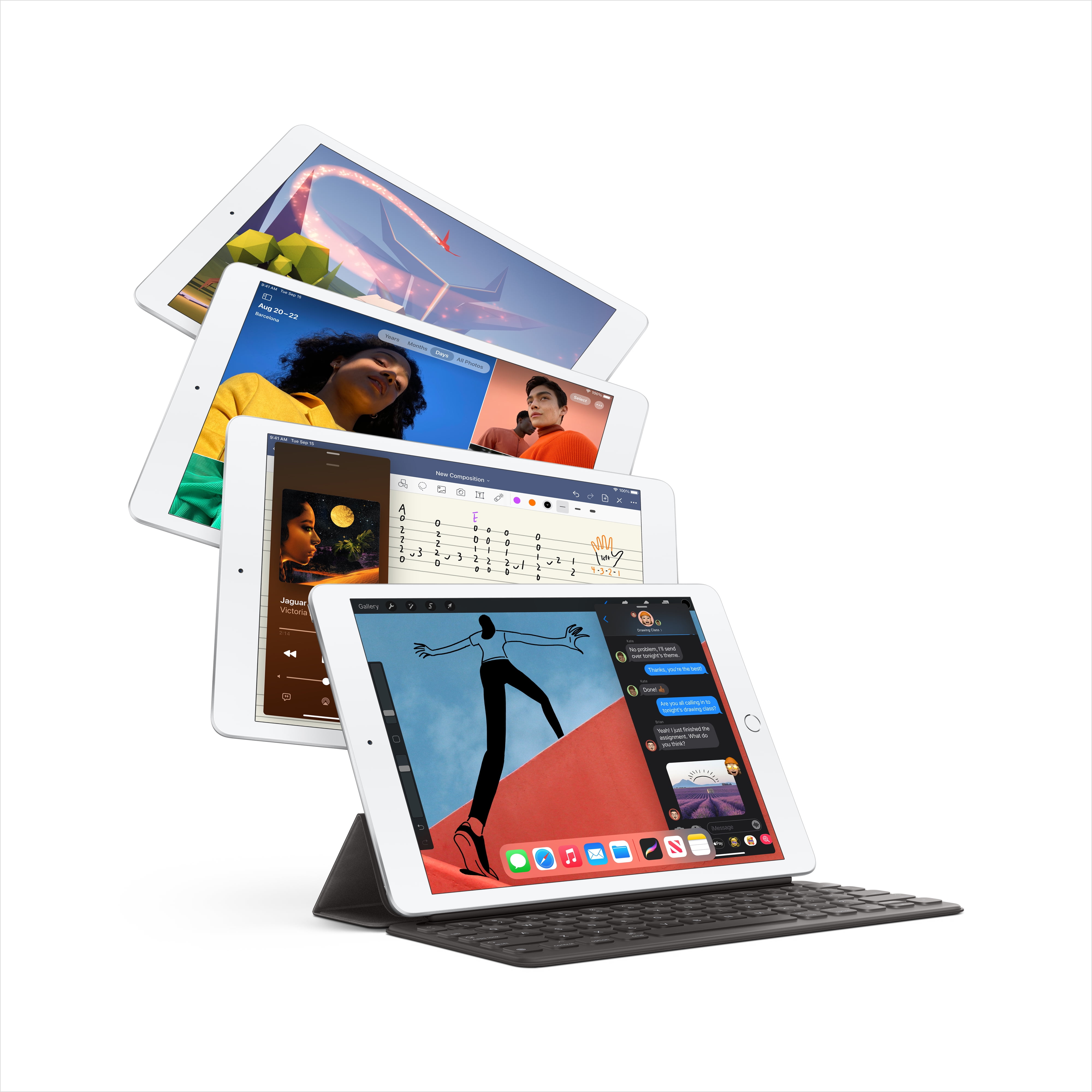  Apple iPad (10.2-Inch, Wi-Fi, 128GB) - Space Gray (Renewed) :  Electronics