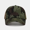 thumbnail image 4 of Camouflage Baseball Cap, Adjustable Strapback Dad Hat for Men and Women, One Size Fits Most, Lightweight Sports Hat for Outdoor, Running, Hiking and Daily Wear-Green, 4 of 9