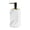 White, variant on DQQ153 Exquisite Marble Soap Dispenser Simple Light Luxury Press Dispenser Bottle Bathroom Bathroom Lotion Bottle