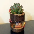 thumbnail image 6 of Magazine Plants Flower Pots Brush Pots Ornaments for Succulent Plants Pot Decorated Desk,Garden,Living Room with Sweet Hedgehog Family, 6 of 9