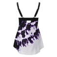 thumbnail image 3 of Plus Size New Years Eve Outfit Women‘s Tankini Large Bikini Set Digital Print Suspender Beach Split Swimsuit, 3 of 6