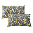 thumbnail image 6 of Home Soft Things Canary 2 Piece Throw Pillow Cover - Gray/Lemon - 14" x 26", 6 of 6