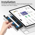thumbnail image 3 of ExquisitePencil Pen Holder for Apple Pencil 2nd Generation Case Compatible with Magic Keyboard, Smart Keyboard Folio and Other Magnetic Case, 3 of 5