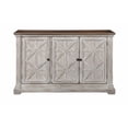 thumbnail image 3 of Coast to Coast Imports Three Door Credenza in Teal Blue Washed, 3 of 6
