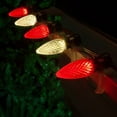 thumbnail image 4 of OptiCore C9 Red and White Christmas Lights (Warm White), LED String Lights with Shatterproof Christmas Bulbs, 50 Lights, 50ft, 4 of 7