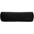 thumbnail image 2 of Hometrends Black Velvet Bolster Pillow, 2 of 4