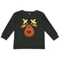 thumbnail image 3 of Inktastic Rudolph the Red Nose Reindeer Boys or Girls Long Sleeve Toddler T-Shirt, 3 of 5
