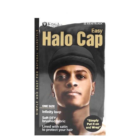 King J Halo Cap #2232 Black