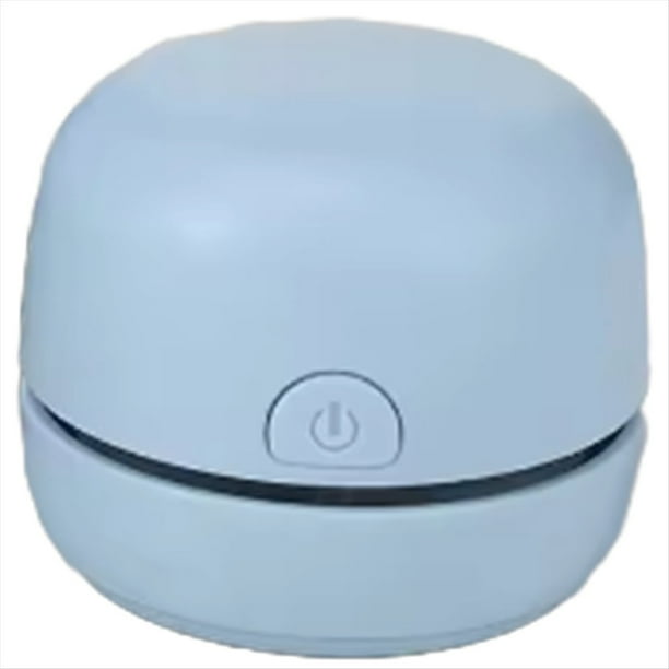 Mini Aspiradora Portátil Inalámbrica para Limpieza de Escritorio, para PC de Oficina, Color Azul