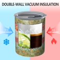 thumbnail image 2 of 12oz Coffee Tumblers Pioneer Flower Stainless Steel Vacuum Insulated Travel Tumbler Coffee Cups Mug with Lid and Straw with Cleaning Brush for Cold & Hot Drinks, 2 of 5