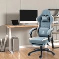 thumbnail image 2 of Dowinx Gaming Chair Breathable Fabric Computer Chair with Pocket Spring Cushion, Comfortable Office Chair with Gel Pad and Stora My Lux Decor Round, 2 of 6