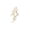 Gold, variant on Elegant Rhinestone Tulip Rose Flower Brooch Simple Style Metal Pin Minimalist Design for Clothing Bags Accessories