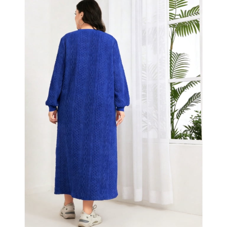 long sleeve maxi dress eid Aura Women Muslim Eid Abaya Maxi Dress Long Sleeve Flare Sleeve Elegant Party Dress, Women's, Size: 2XL