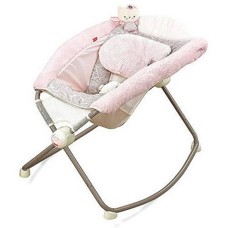 Fisher-Price - My Little Sweetie Deluxe Rock N' Play Sleeper, Pink