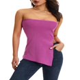 thumbnail image 2 of Été Décolleté Bandeau Tube Tops Casual Femmes Sans Manches Dos Bustier Tops Rue Parti Club, 2 of 7