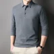 thumbnail image 2 of Polos para hombre, jersey unicolor, sudaderas lisas para hombre, 100 % algodón, tendencias de moda 2024, ajuste regular, oferta normal, camiseta XL, invierno, 2 of 5