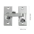 thumbnail image 2 of 1 Set Flat Door Latch Stainless Steel Safety Buckle Anti Pick, 2 of 6
