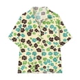thumbnail image 5 of Guluxicc Polo Shirts for Women 3/4 Sleeve Floral Trendy Tops Summer V Neck T Shirts Fashion Clothing, 5 of 7