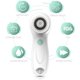 thumbnail image 5 of Cepillo de limpieza facial eléctrico con 3 cabezales de repuesto, dispositivo de limpieza facial impermeable de limpieza profunda, giratorio, 2 configuraciones de velocidad, spa facial AG-0759A, 5 of 5