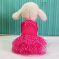 thumbnail image 6 of Dog Dress Pet Cute Small Dog Skirt Dress , Resistant Polyester Puppy Princess Wedding Dress Pet Garment, 6 of 8