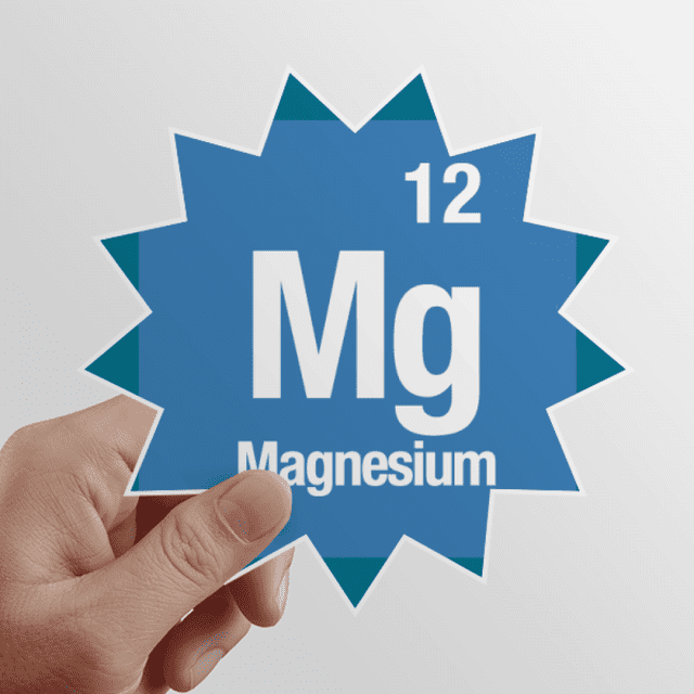 Mg de magnesio, elemento químico Chem Calcomanías solares de vinilo