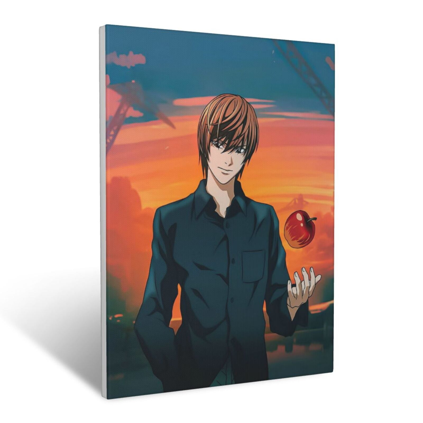 Light Yagami Death Note Anime Canvas Decorative Picture Frame Wall