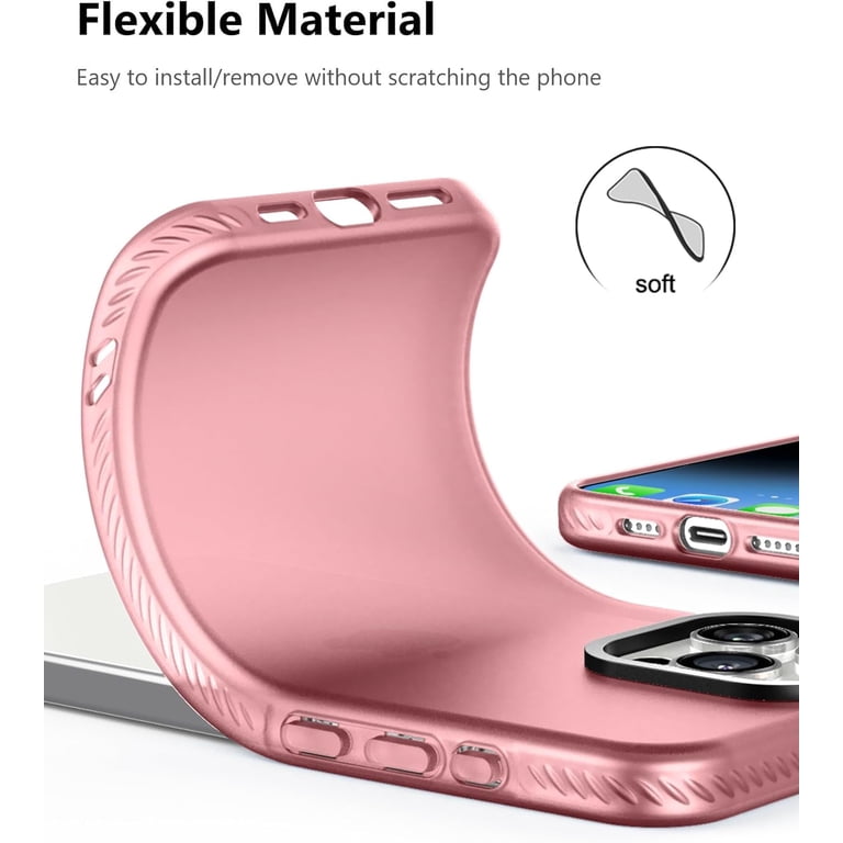 Case Compatible with iPhone 15 Pro (6.1-inch) Matte Translucent