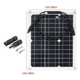 thumbnail image 4 of Kit de panel solar portátil de 600 W, resistente al agua y al polvo, de 18 V y de bajo consumo, construcción robusta para baterías de automóviles, vehículos recreativos, barcos, aeronaves, satélites,, 4 of 5